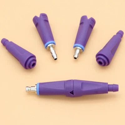 Conector de manguera de aire de tubo único manguito de presión arterial compatible Siemens/Drager NIBP Foto 1 de 4