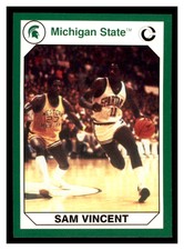 1990 Collegiate Collection Michigan State #148 SAM VINCENT Spartans ~F8EE