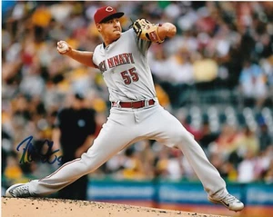 ROBERT STEPHENSON  CINCINNATI REDS   ACTION SIGNED 8x10 - Picture 1 of 1