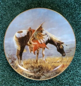 “Nightshadow: A Sioux War Pony Bradford Exchange Plate  - Picture 1 of 2