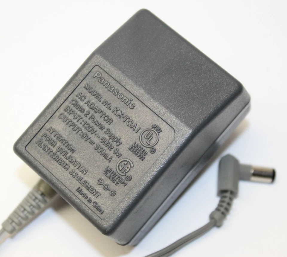 Adaptador de teléfono inalámbrico Panasonic KX-TCA1 para CL82115 CL82215 CL82315 CL82415 Foto 1 de 1