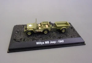 MB Jeep 1945 Diecast Amercom 1:72 - Foto 1 di 2
