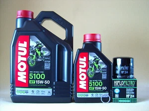 Motul 5100 15W50 Öl + Ölfilter TRIUMPH Thunderbird 1600 1700 ab Bj 2009 - Bild 1 von 1