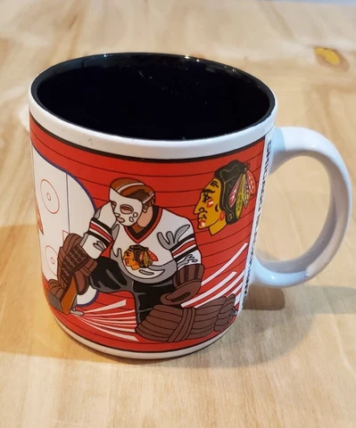 Vintage 1992 Sports Impressions Chicago Blackhawks Mug Coffee Tea NHL Cover