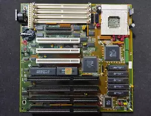 Lucky Star ALI M1445 P.I. Socket 3 486 AT ISA PCI Vintage Retro Motherboard - Picture 1 of 10