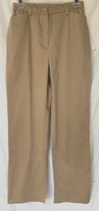 VTG DIALOGUE Y2K..KHAKI..LIGHT BROWN..WIDE LEG..HIGH RISE..WOMEN..PANTS..NWT..4 - Picture 1 of 4