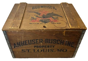 Vintage Budweiser Anheuser Busch Centennial Holz Bierkiste Box 1876-1976 - Bild 1 von 7