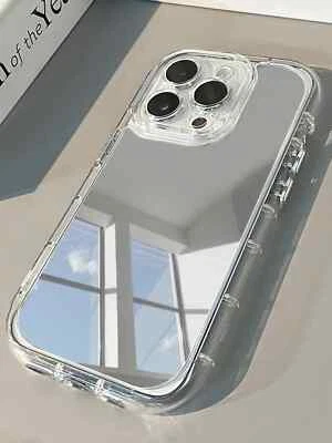 Sleek Acrylic Mirror Phone Case Hard Back Cover for iPhone Models