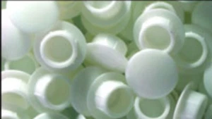 10  White Plastic 3/8" Hole Plugs       2-385-100-P Window Fence Furniture - Picture 1 of 2