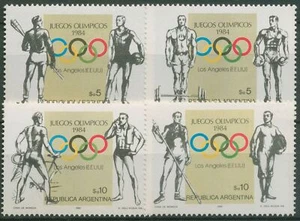 Argentina 1984 Juegos Olímpicos de Verano Los Ángeles 1696/99 sin usar - Imagen 1 de 1