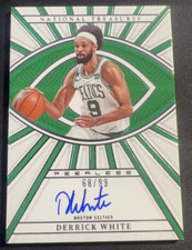 Derrick White 2022-23 Panini National Treasures 68/99 Auto Peerless Celtics #DRW