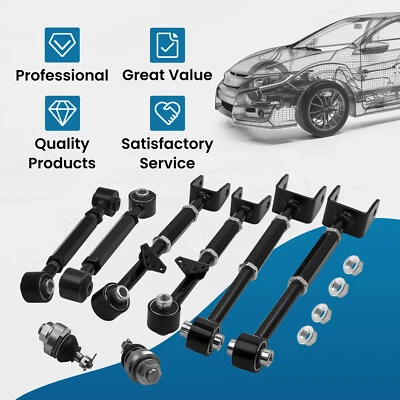 Rear Camber Control Arms Kit for Honda Accord 08-13 TL TSX 09-13 & Ball Joint - Image 1 of 4