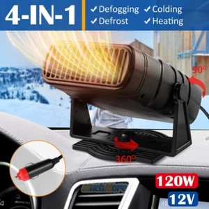 24V Car Truck Heater Defroster Demister Heating Fan Plug in Cigarette Lighter - Picture 1 of 12