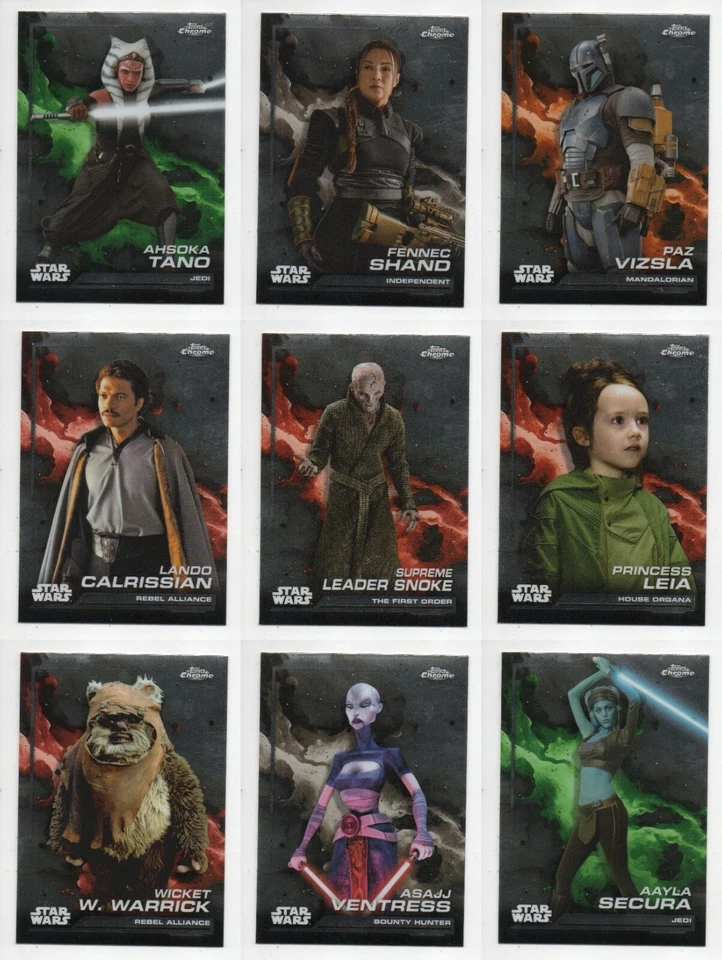 2024 Topps Chrome Star Wars Choose Your Card/s - Image 1 of 1