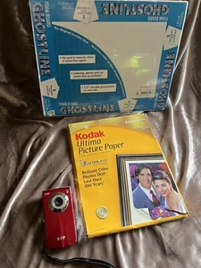 SVP DIGITAL VIDEO CAMERA - HD /red with printer paper /VIDEO/VOICE RECORDER&MORE - Picture 1 of 23