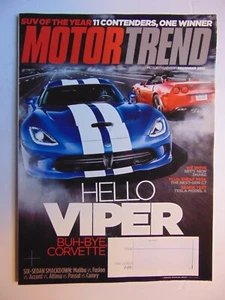 Motor Trend Magazine Dec 2012 VIPER - Picture 1 of 1