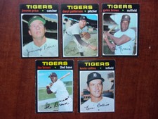 1971 Topps.......( 5 ).....Detroit Tigers--HIGH Numbers