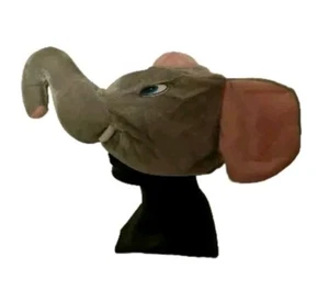 Funny Hat Elephant Head Dumbo Fancy Dress Adult Size New - Picture 1 of 3