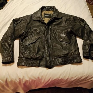 Herren Vintage Pierre Cardin Ledermantel Größe M - Bild 1 von 15