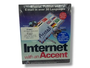 NEW SEALED "Internet with an Accent" 30 Language Software Program - Afbeelding 1 van 4
