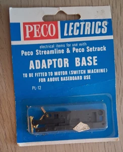 Peco PL-12 Point Motor Adaptor Base - New - Picture 1 of 1