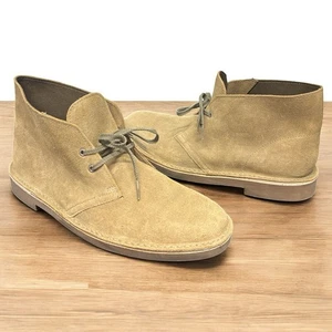 Clarks Desert Boot Suede Men's Size 11 M Tan Beige Brown 261411547 Chukka - Picture 1 of 11