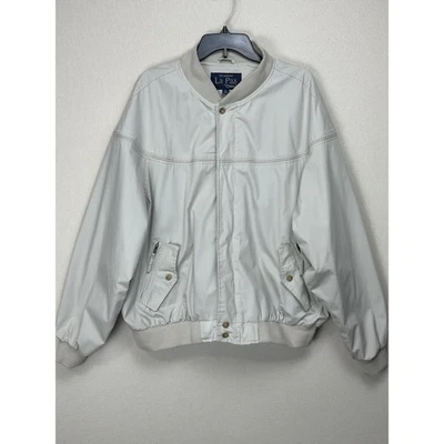 Chaqueta De Colección La Paz Catalina Para Hombre XLarge Beige Cremallera Completa Chaqueta Bomber Ventilada Foto 1 de 4