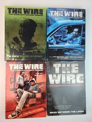 The Wire DVD Lot Seasons 2 3 4 5 Idris Elba HBO TV Series Drama Crime *AS IS* - Image 1 of 4