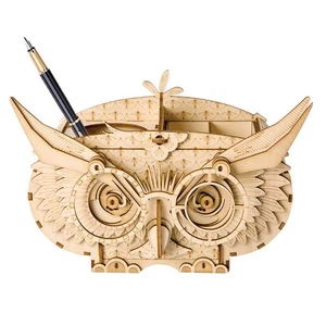Rolife Owl Storage Box Wooden Model Kit - Picture 1 of 1