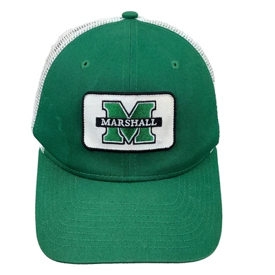Gorra Marshall Thundering Herd verde Nike Trucker parche de malla ajustable adulto Foto 1 de 4