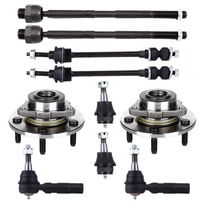 Cojinete de rueda delantera y tirantes de buje 4x4 para Dodge Ram 1500 2002 2003 2004 2005 Foto 1 de 4