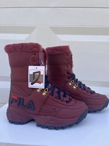 Damenstiefel Größe 7,5 Fila Disruptor in Rot - Bild 1 von 9