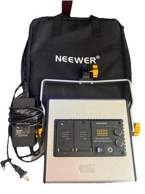 Neewer NL480 Preto Prata Regulável Bi Color Studio Luz de Vídeo LED Exc Cond B01 - Imagem 1 de 4