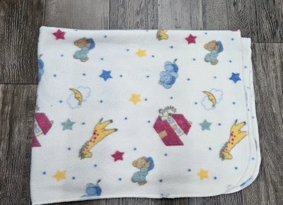 Vintage Springmaid Noah’s Ark Fleece Baby Blanket Lovey READ! - Image 1 of 4