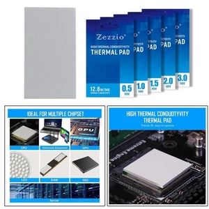 Silicone Thermal Pad 12.8 W/mk for PC Laptop GPU/CPU/LED - Afbeelding 1 van 36