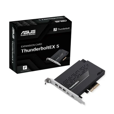 ASUS THUNDERBOLTEX5 Thunderbolt 5 PCIe Expansion Card Dual USB-C Ports - Image 1 of 4