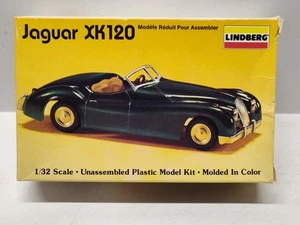 Kit modelo plástico Jaguar XK120 Roadster Lindberg 1/32 #605-10 juguete sin montar  - Imagen 1 de 9