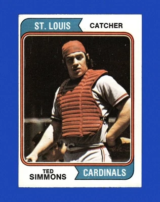 1974 Topps Set-Break #260 Ted Simmons EX-EXCELENTE ESTADO *GMCARDS* - Imagem 1 de 2