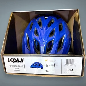 Kali Chakra 52-57cm Solo Cycling Helmet Protection Safety Gear S/M Solid Blue - Picture 1 of 24