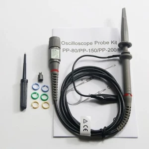 60/100/250MHz 1x10 Digital Oscilloscope Scope Test Clip Lead Probe Kit HANTEK - Picture 1 of 9