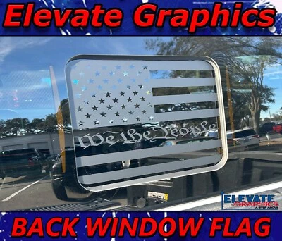 2009-2026 For Ford F150 Stripes Rear Window Flag Stickers Graphics Vinyl Decals - Изображение 1 из 4