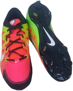 Nike Hyperdiamond Pro Metal Softball Cleats Women’s Size 10 Red Green New - Picture 1 of 2