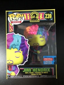 Funko Pop! Rocks Jimi Hendrix #239 Blacklight 2021 Herbst Convention Exklusiv - Bild 1 von 6