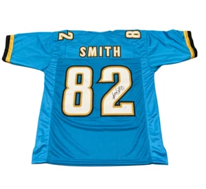 Jimmy Smith Signed Jacksonville Jaguars Custom Jersey Beckett Witness BAS COA - Picture 1 of 3