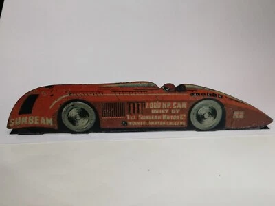 SUNBEAM 1000HP LAND SPEED RECORD - LATTA PIATTO /FLAT SHEET METAL - Immagine 1 di 4