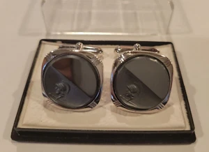 Bracciale vintage in onice intagliato nero - soldato gladiatore greco romano - Foto 1 di 3