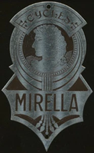 CYCLES VELO MIRELLA, en laiton peint, 70 millimètres - Picture 1 of 1