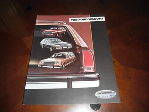 1983 FORD WAGONS DEALER SALES BROCHURE-BOOKLET-nos - Picture 1 of 3