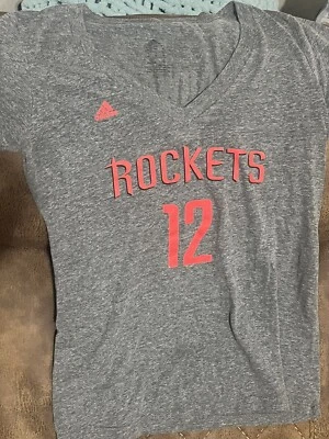 Camiseta para mujer Houston Rockets NBA Adidas "Howard #12" talla mediana Foto 1 de 4