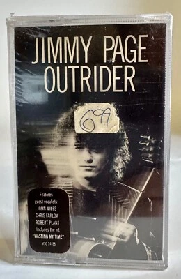 Jimmy Page Cassette Tape: Outrider NEW/FACTORY SEALED - Image 1 of 2